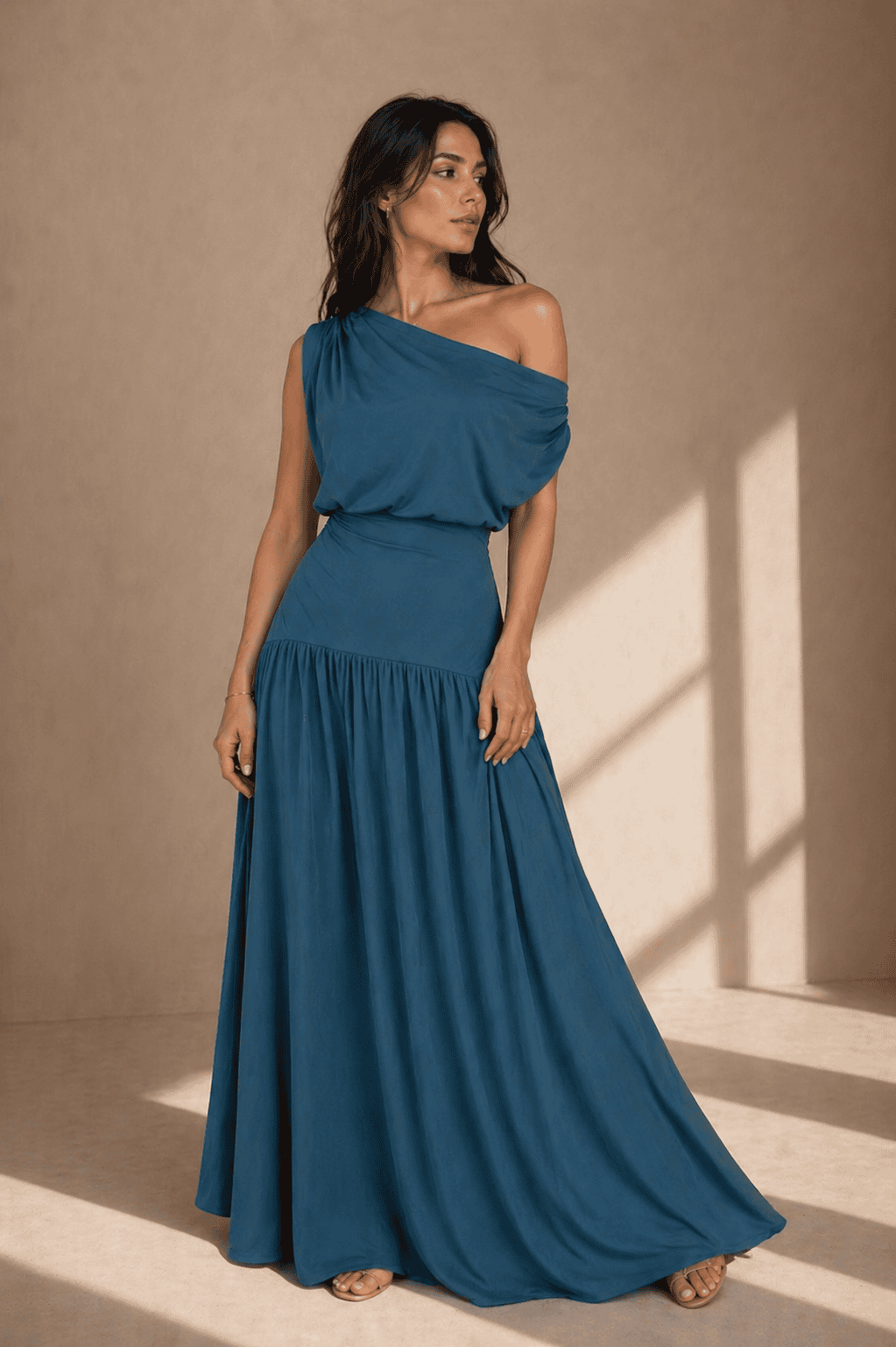 Sina Maxi Dress (teal) - FAYE by Fashionist 