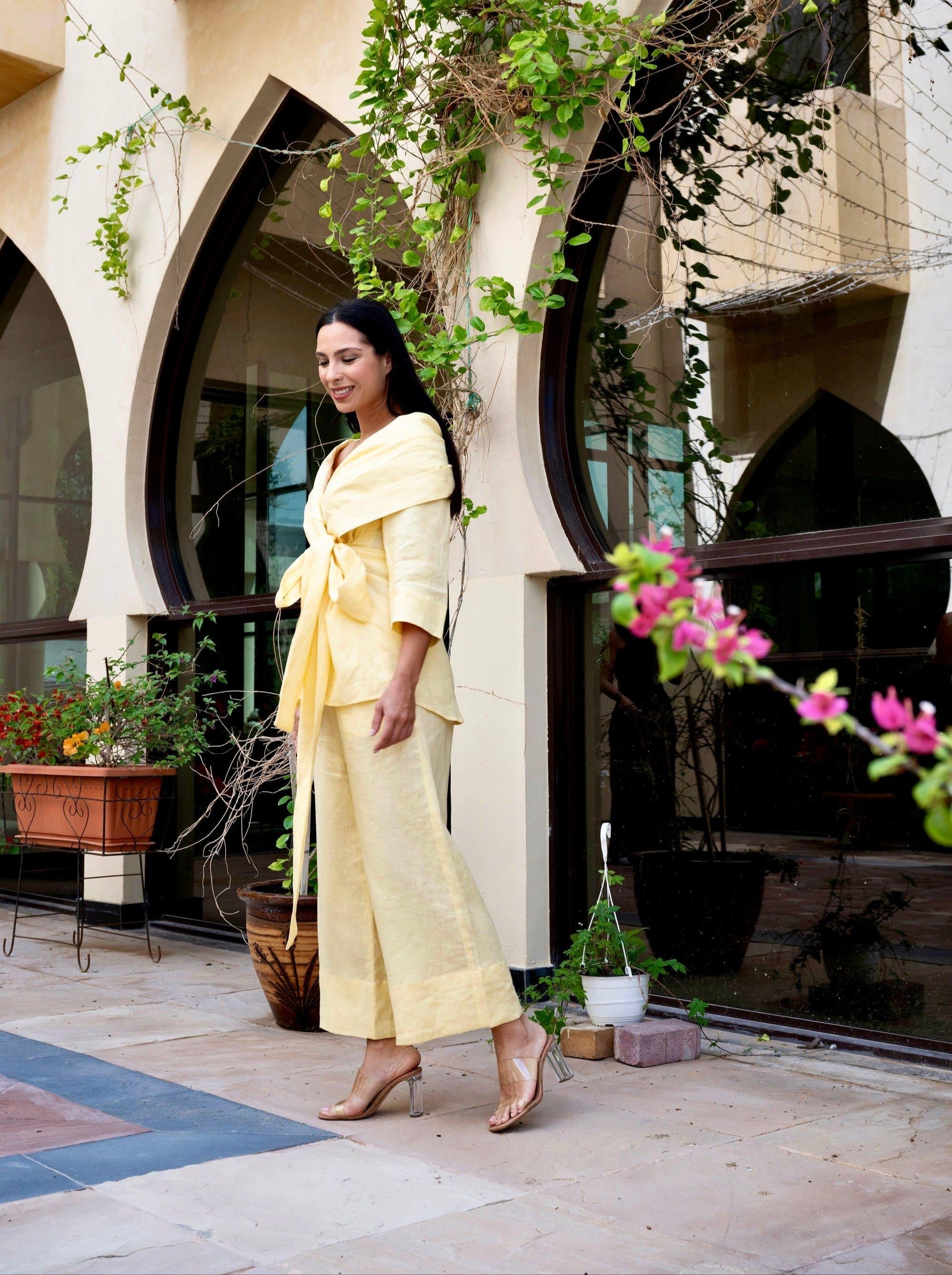 Delightful Samara Co-ord Sets Women​ Linen Clothing