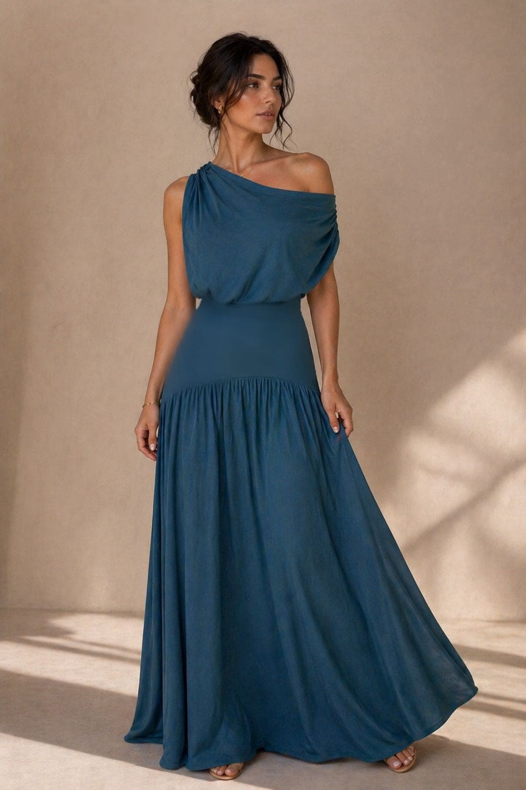 Sina Maxi Dress (teal) - FAYE by Fashionist 