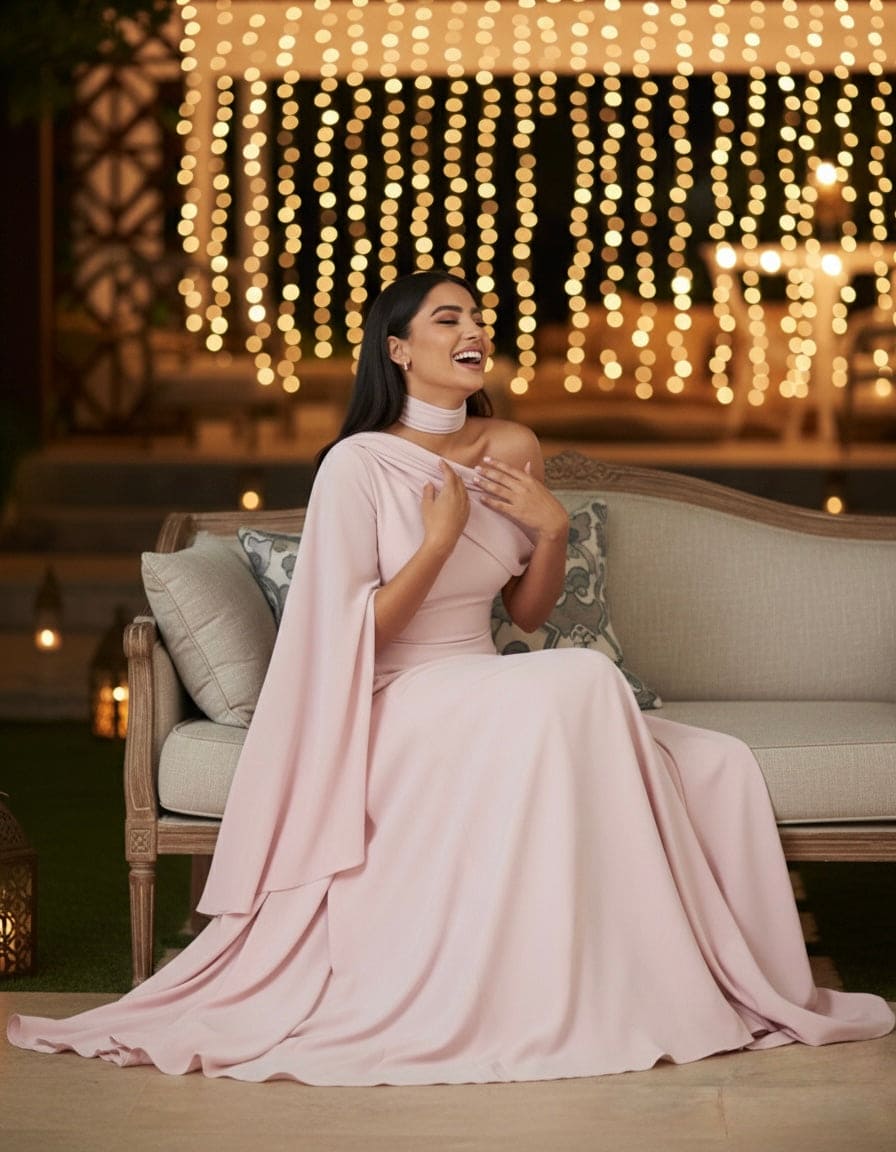 SALA MAXI - peach pink - FAYE by Fashionist 