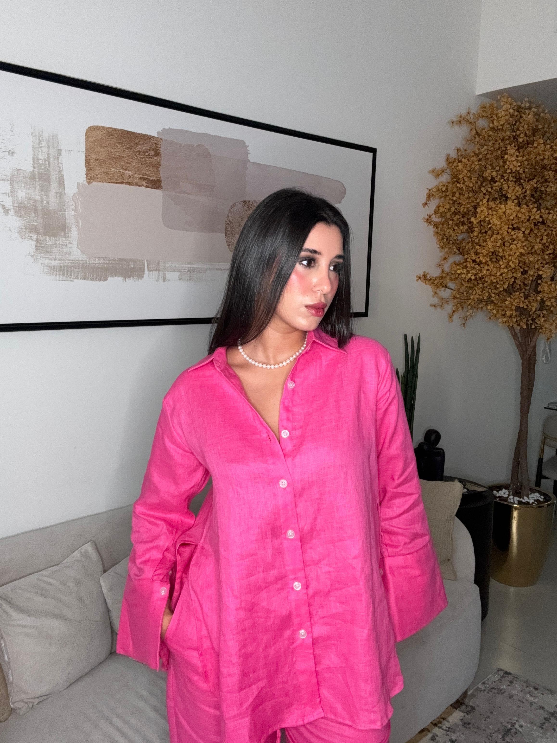 Linen Set Womens