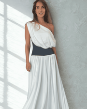One Shoulder Maxi Dress