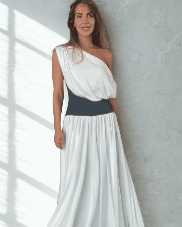 One Shoulder Maxi Dress