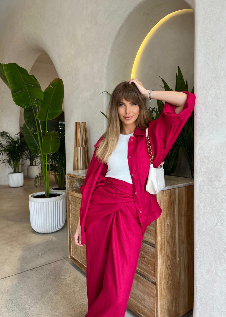 Red Two Piece Set