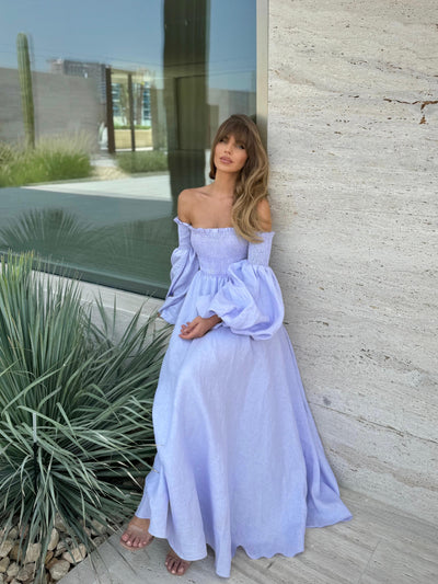 Stunning Faye Long Sleeve Maxi Dress