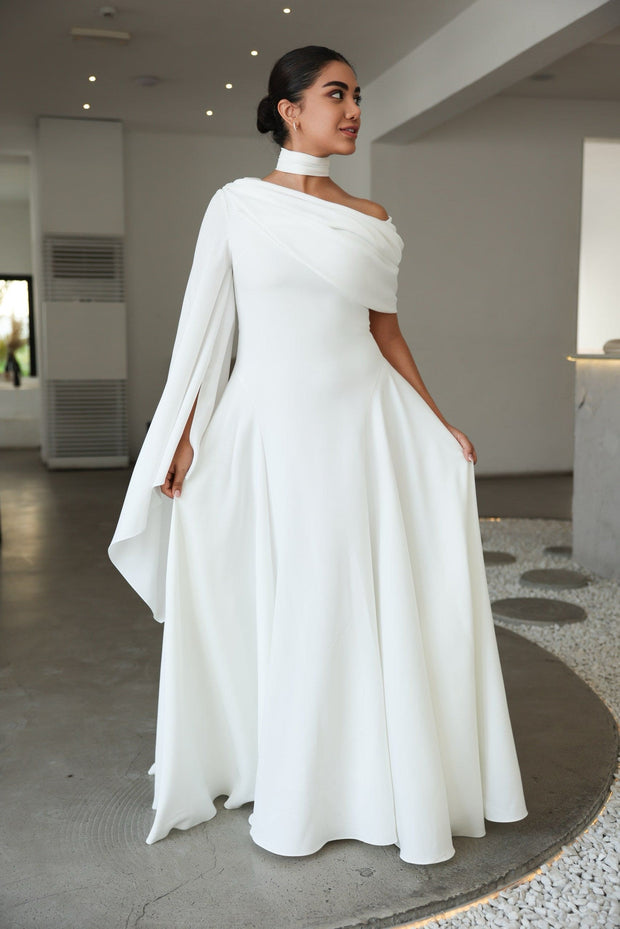 all white maxi dress