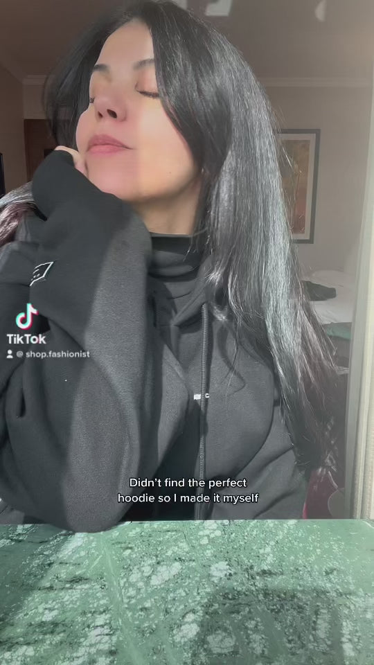 Not Basic Black Hoodie for Women