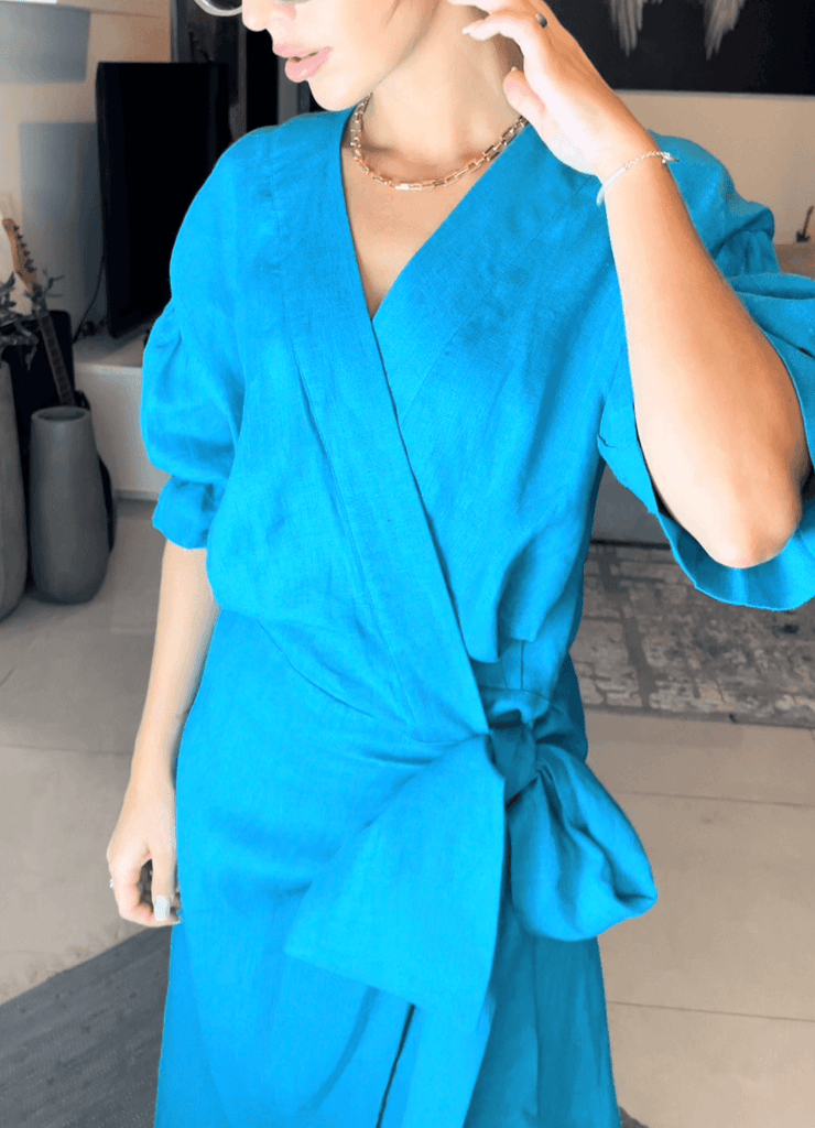 Dazzling Darla Midi Linen Clothing for Women