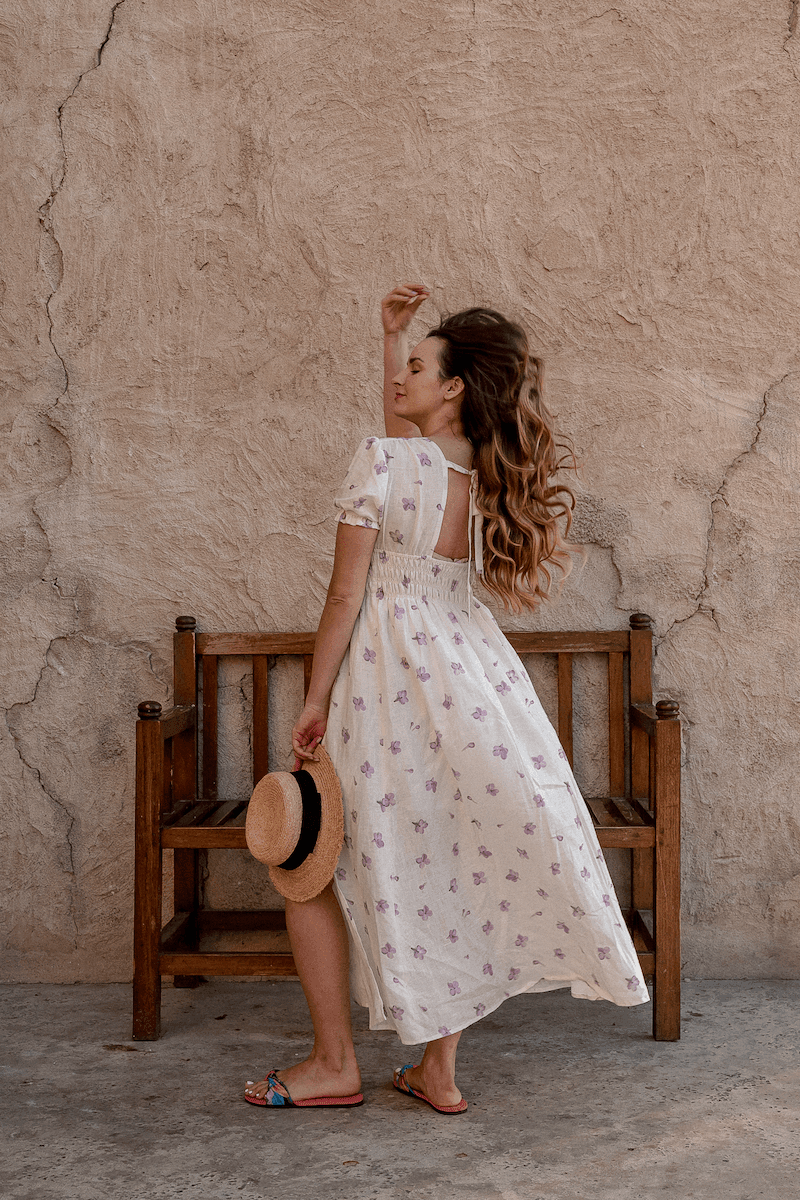 Ladies Floral Maxi Dress