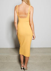 Ladies Square Neckline Dress​