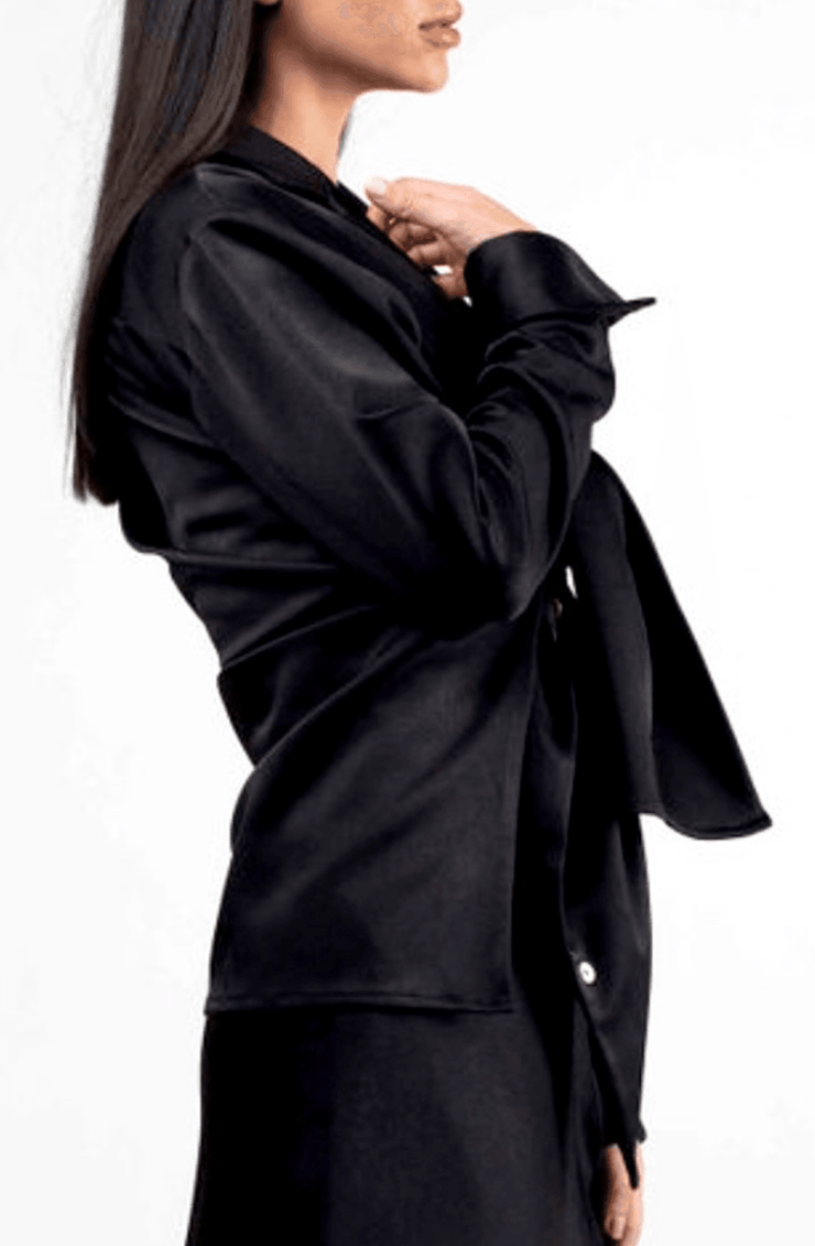 Luxury Ladies Black Shirt