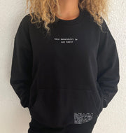 Not Basic Womens Oversized Sweatshirt​ for Sale