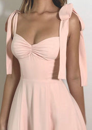 Pretty Cabo Blush Pink Midi Dress Online