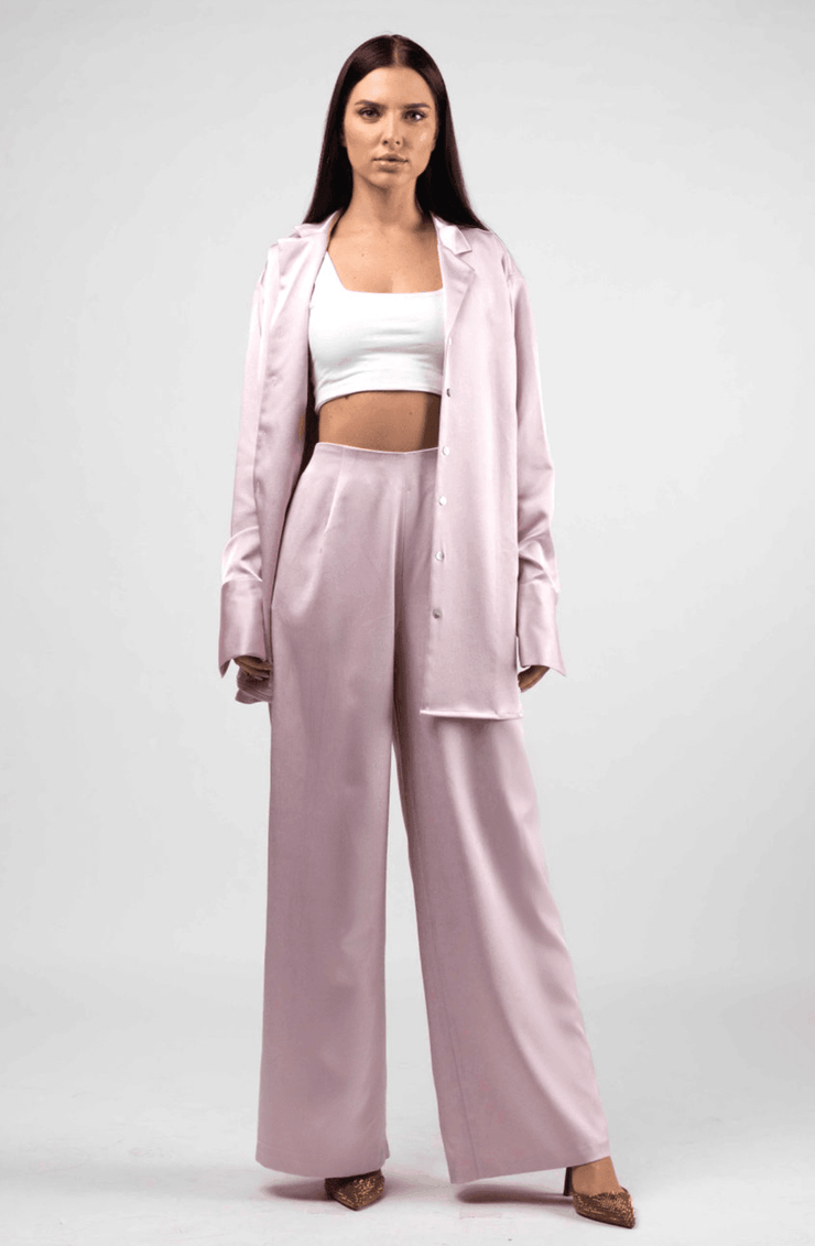 DONNA OVERSIZED SHIRT - LILAC - Fashionist