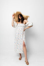 floral summer midi dress