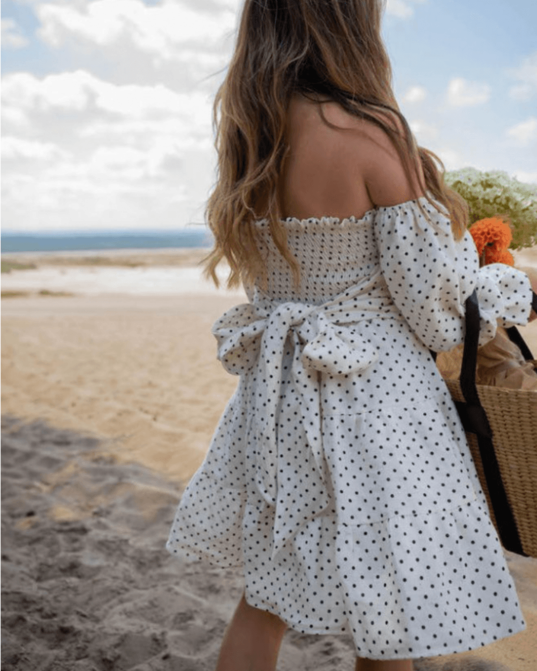VANESSA POLKA MINI DRESS - Fashionist